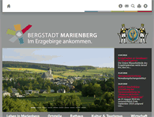 Tablet Screenshot of marienberg.de